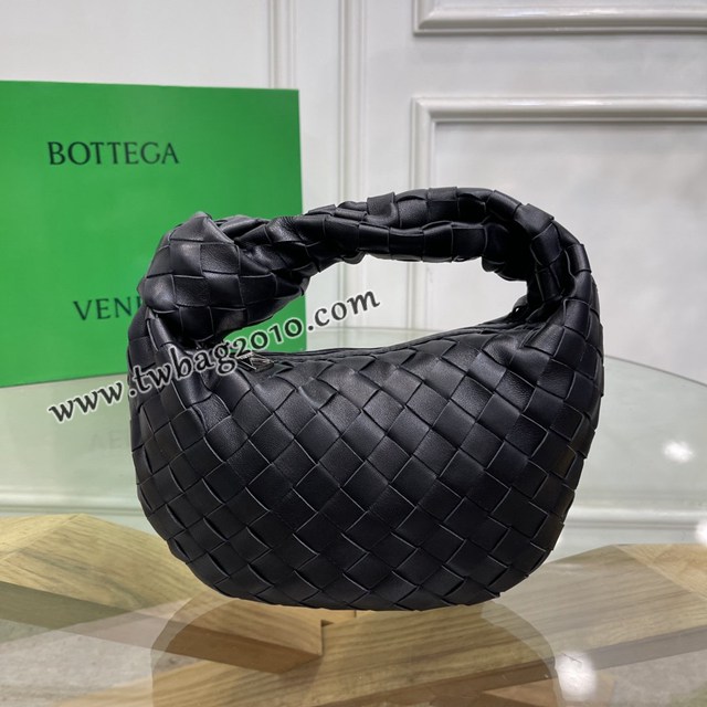 Bottega veneta高端女包 98080小號 寶緹嘉最新編織打結圓形hobo包 BVjodie新版本2代羊皮手工編織手腕包  gxz1373